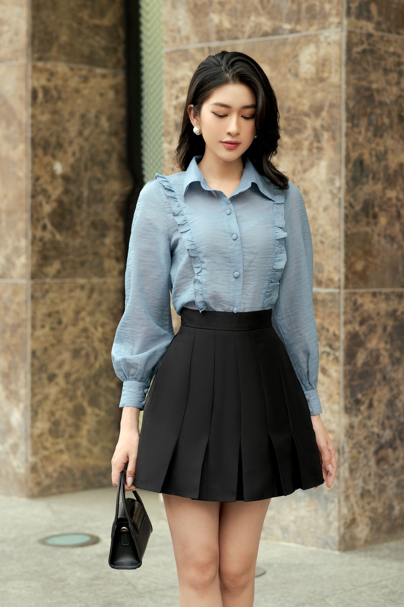 OLV - Áo sơ mi Olwen Ruffle Top