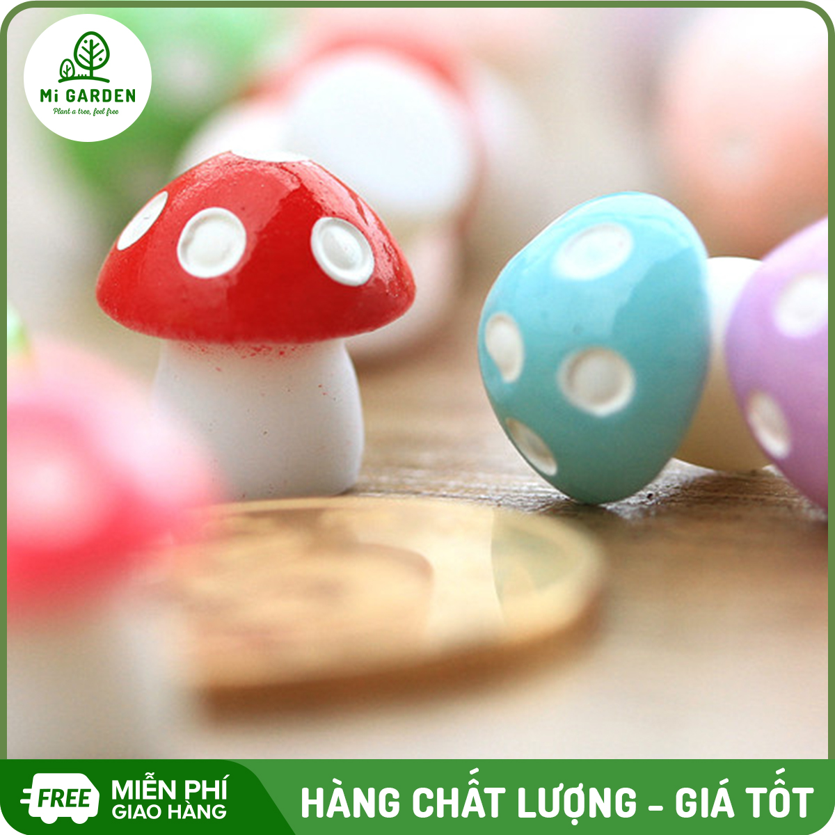 Phụ kiện trang trí chậu cây Mi Garden, mô hình tiểu cảnh Gà, Ngựa, Bọ, Vịt