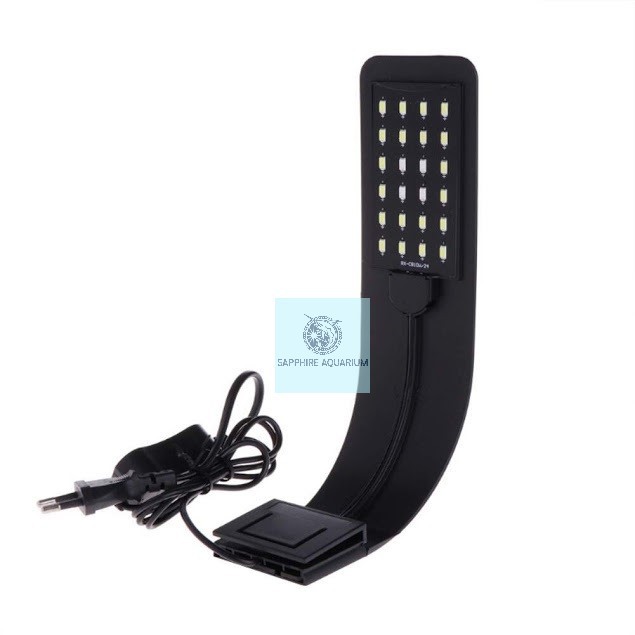 Đèn led kẹp X5 cho bể cá - màu đen