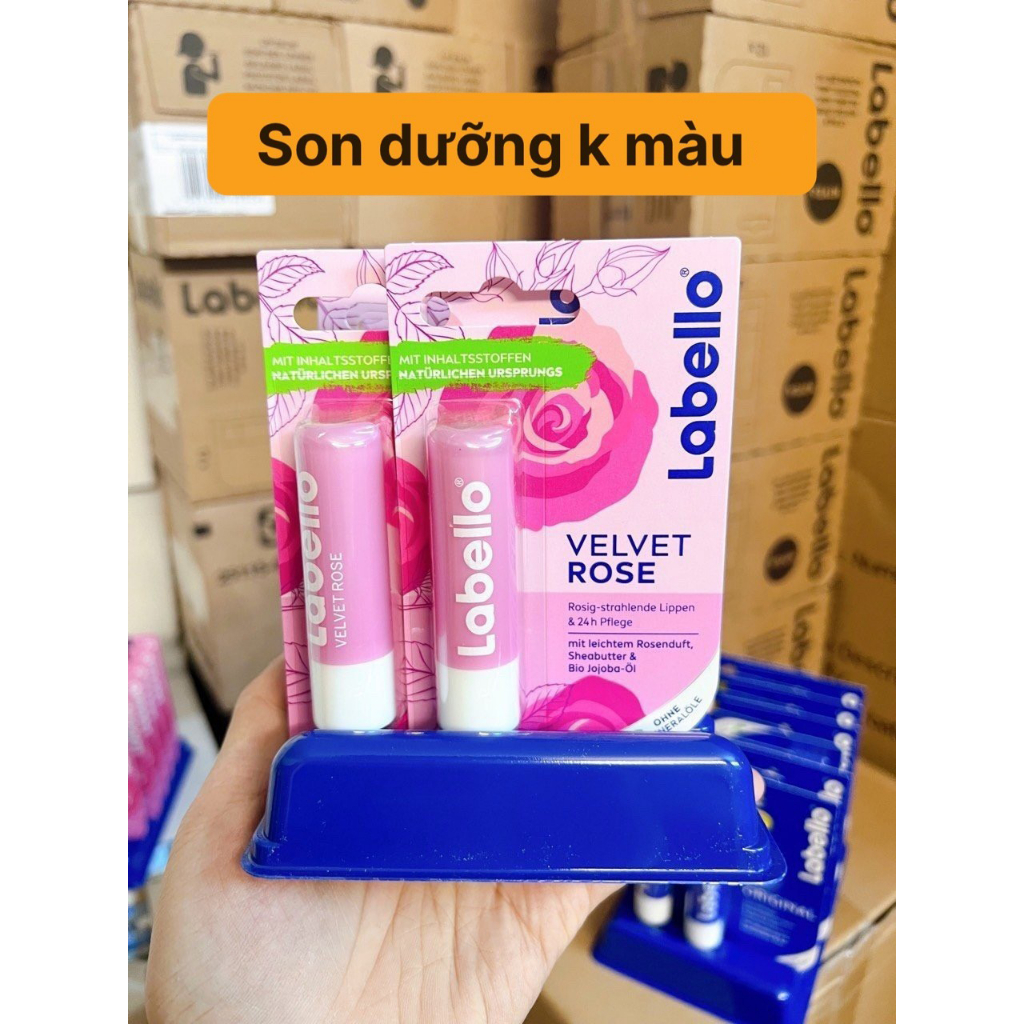 Son dưỡng môi Labello thương hiệu của Beiersdorf (Nivea) Đức 4,8g
