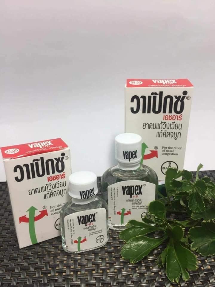 Dầu bôi nghẹt mũi, nhức đầu VAPEX THÁI LAN