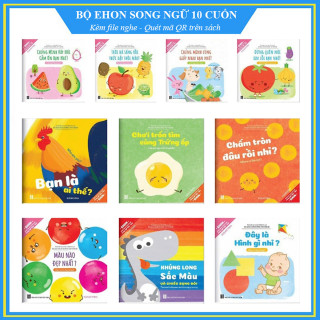 Bộ Ehon song ngữ Anh Việt 10 cuốn - Cho bé 0-6 tuổi - Bộ sách nuôi dưỡng tâm hồn bé - Sunbooks thumbnail