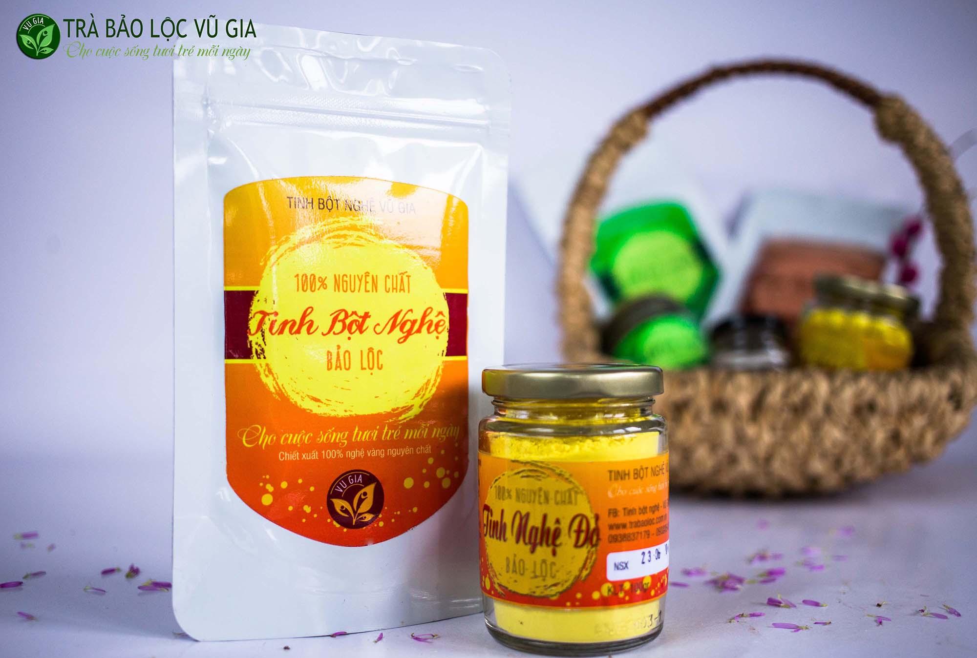 Combo Tinh Nghệ Đỏ + Bột Trà Xanh Nguyên Chất Vũ Gia (100g/hũ) + Tặng Cọ Quét Mặt Nạ - Hỗ trợ đắp mặt nạ dưỡng da, tẩy tế bào chết, xóa mờ thâm nám tàn nhang - Đã được kiểm nghiệm y tế