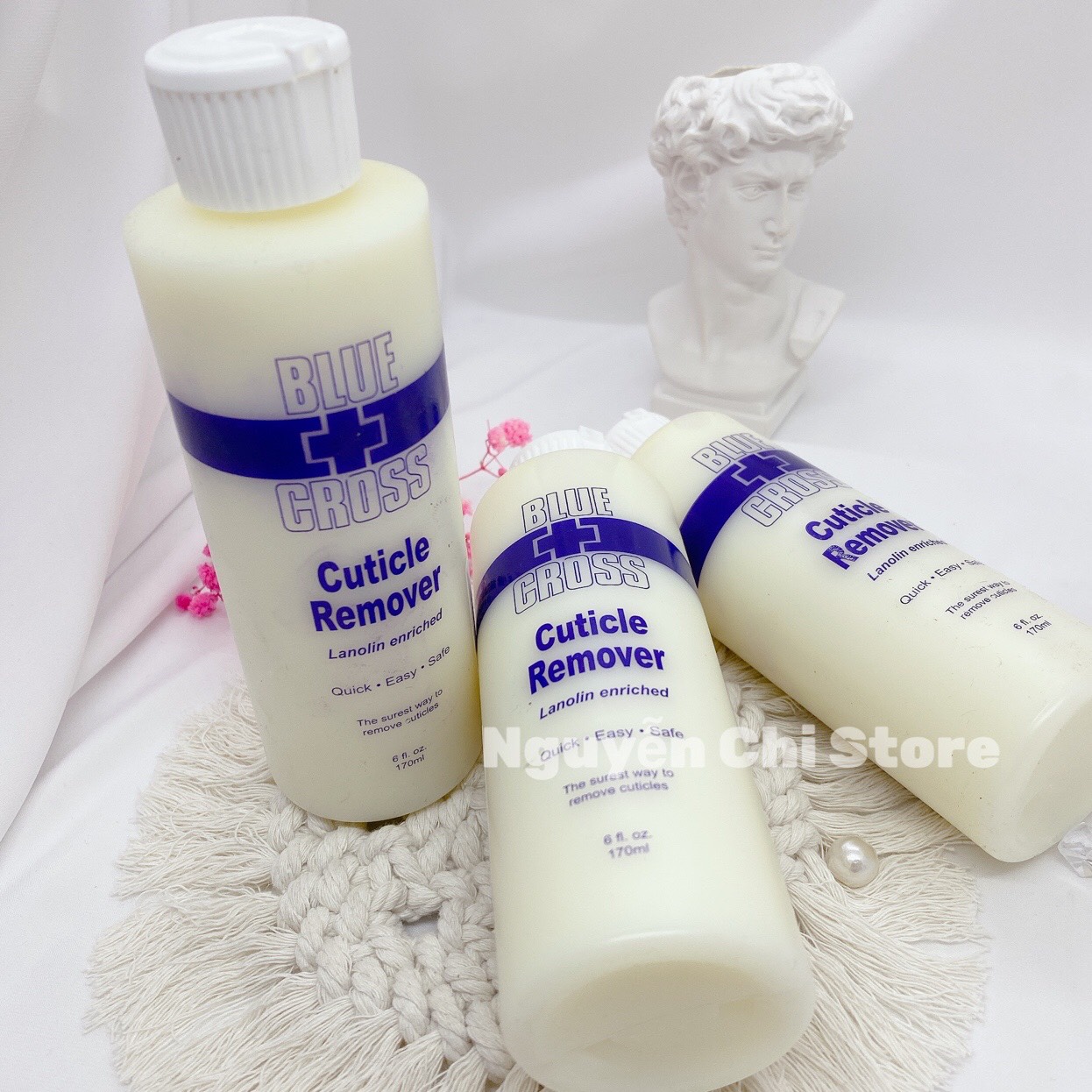[ HOT HOT ] Kem làm mềm da mỹ dung dịch mềm da chuyên dụng không cần ủ Blue cross cuticle remover 170ml