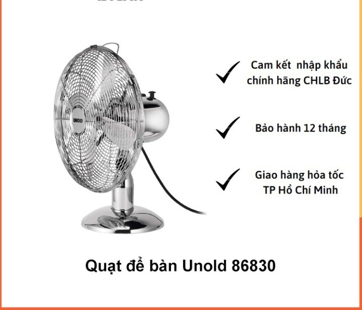 Quạt để bàn unold 86830