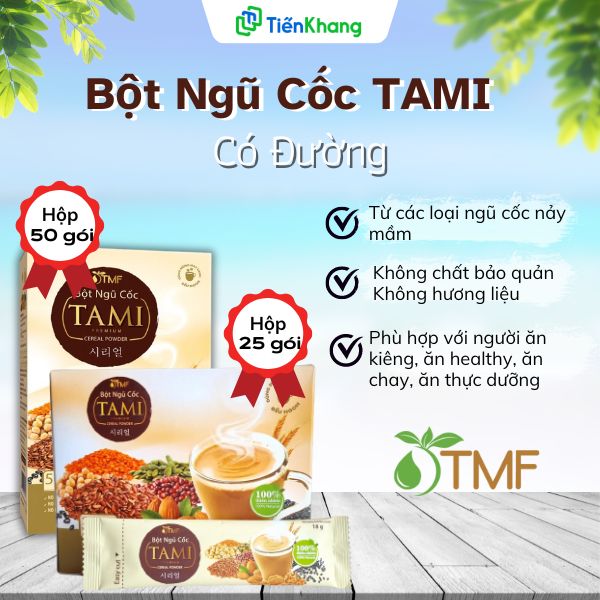 Bột Ngũ Cốc Tami (có đường)