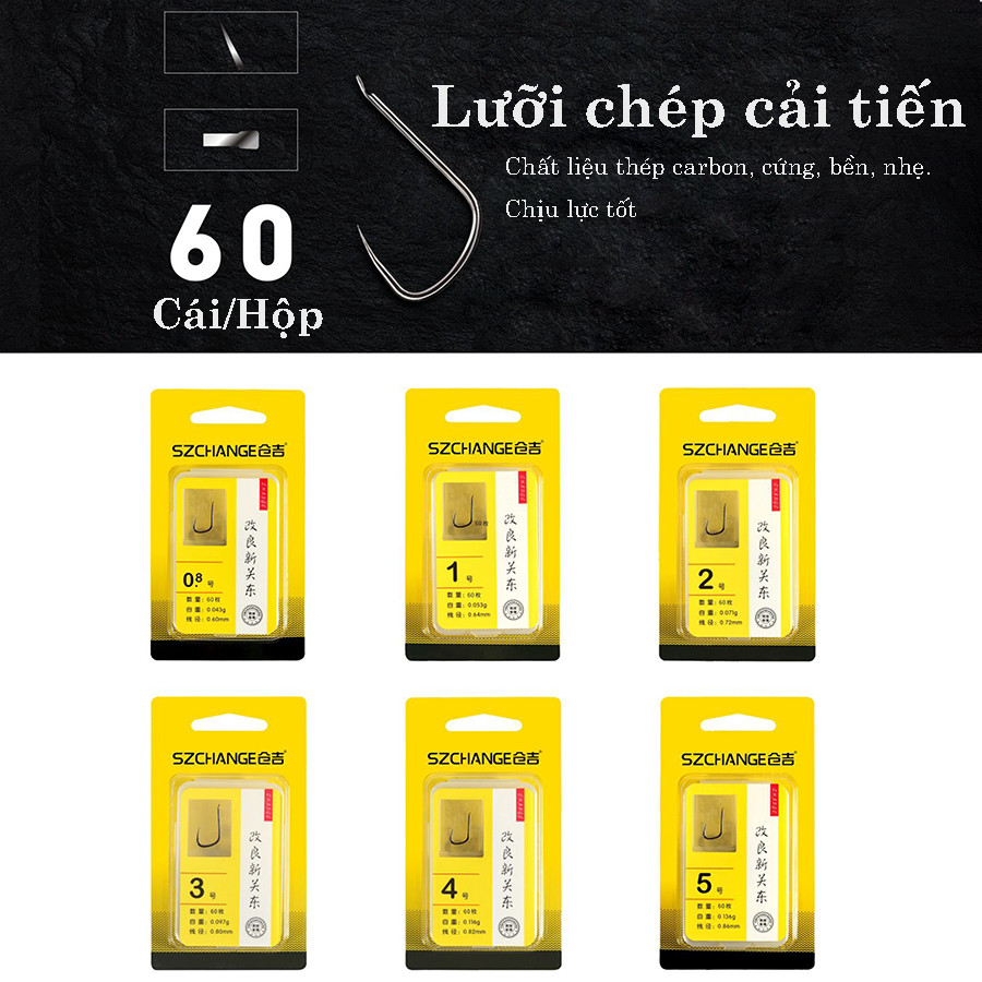 Lưỡi szchange không ngạnh màu đen