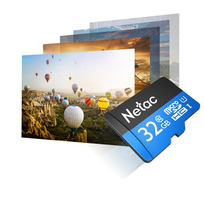 Thẻ nhớ Micro SD Netac 32GB SDHC class 10 Full HD