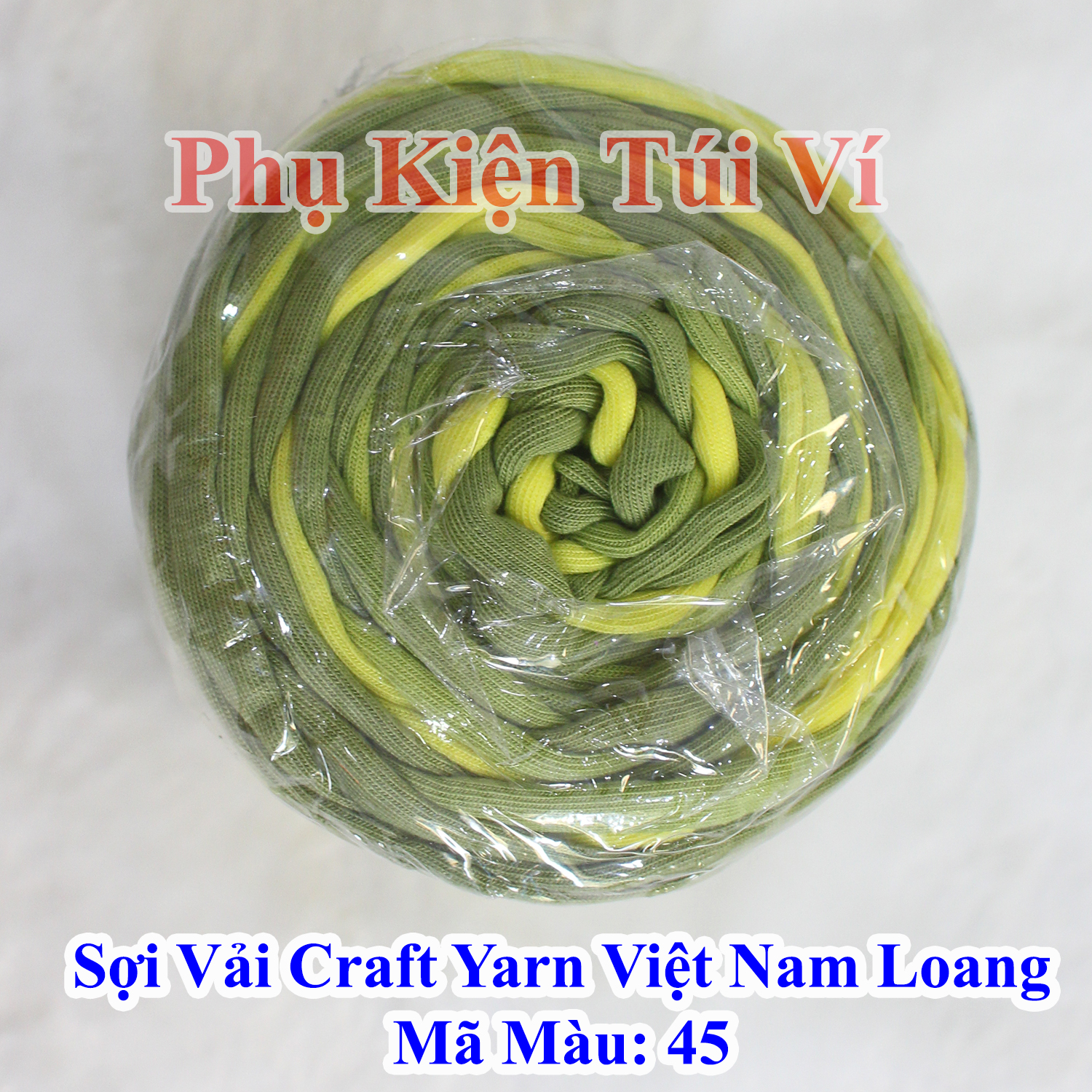 Sợi vải craft yarn Việt Nam loang 250g