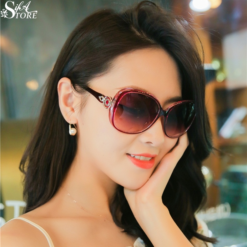 Mắt Kính Nữ Logo Giọt Nước Thời Trang Oleou 9598