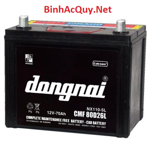 Bình ắc quy đồng nai cmf 80d26l cho toyota land cruise, honda, misubishi