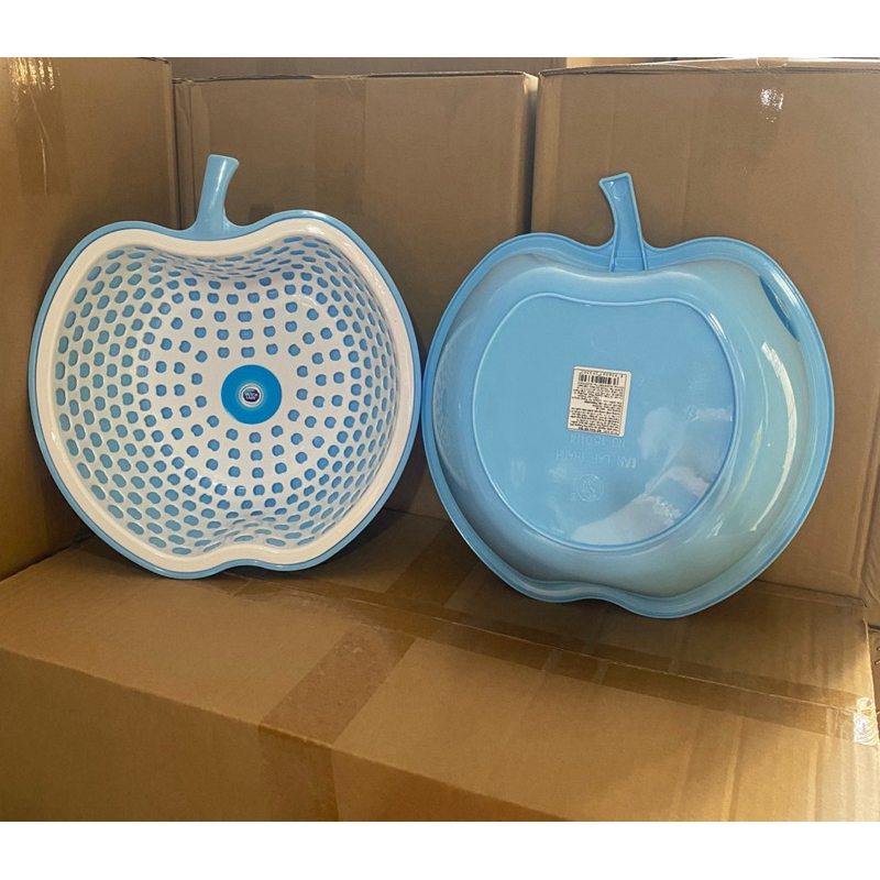 Bộ thau rổ size lớn hình trái táo