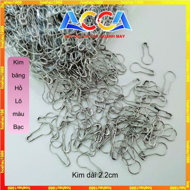 Kim băng cài quần áo_ghim cài áo thời trang loại nhỏ mini, hồ lô đủ màu sắc_950-1.000 cái/hộp, phụ kiện cài Tag mác