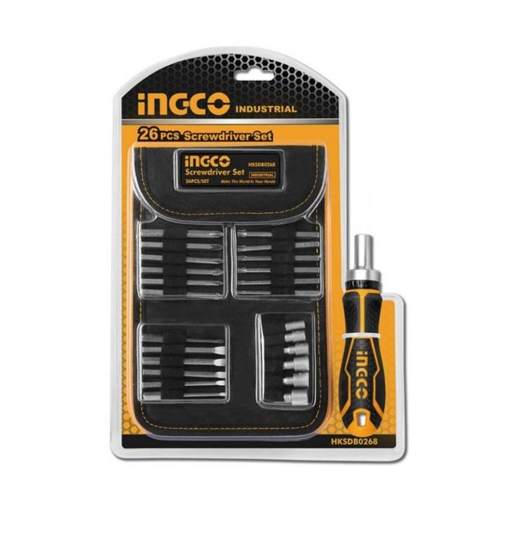 Bộ 26 tua vít ingco hksdb0268