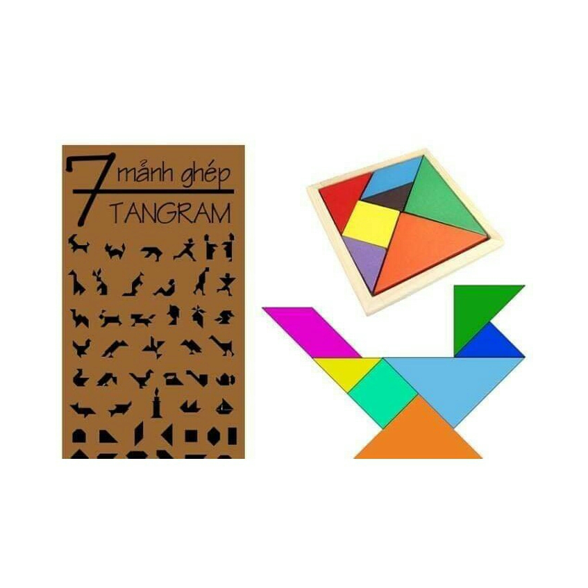 Ghép hình COLORFUL TANGRAM
