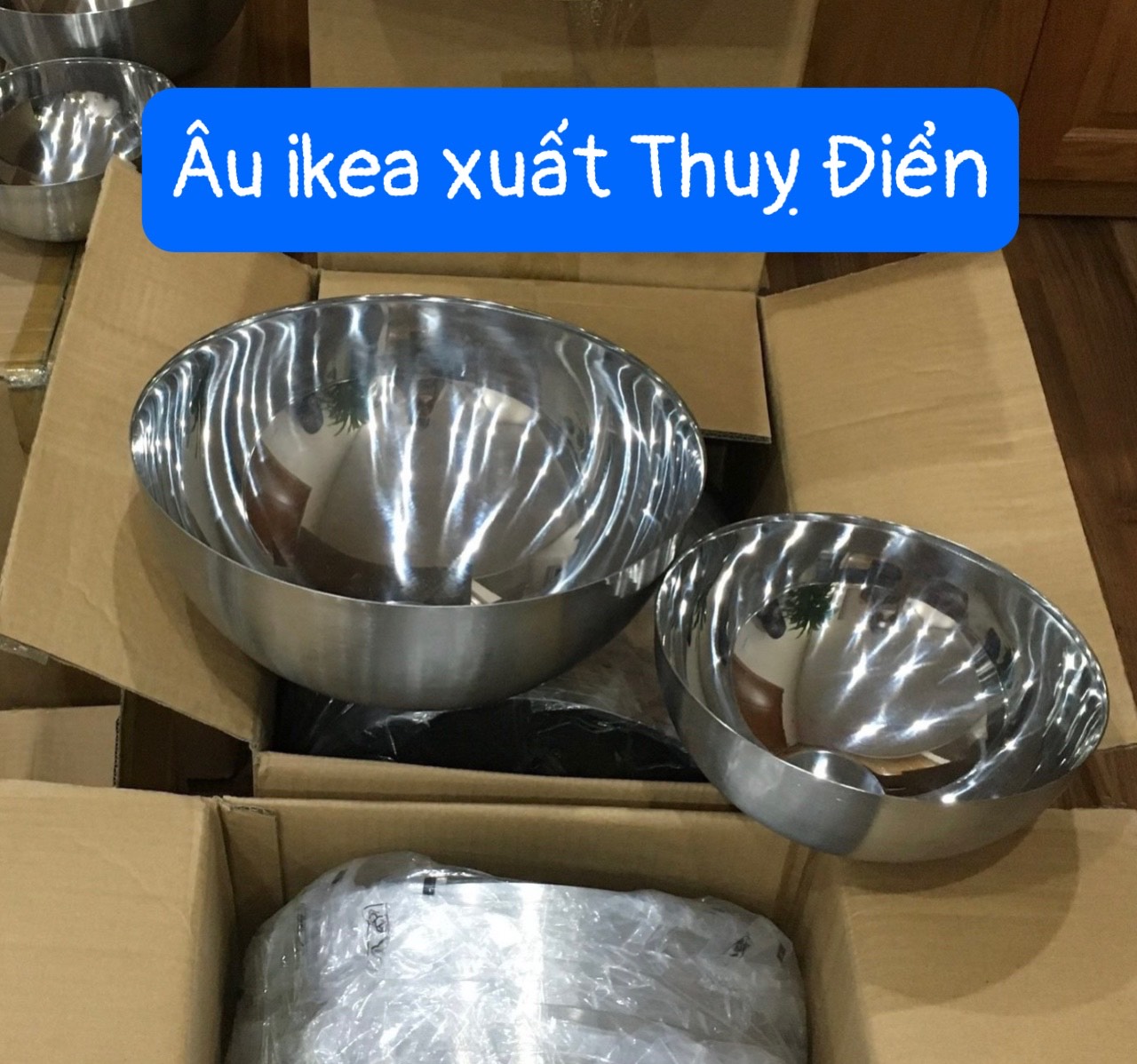 [CÓ TEM I.K.E.A CHÍNH HÃNG] Combo 2 Âu (Thố) Trộn I.K.E.A Blanda xuất Thuy Điển (size 20cm & size 28 cm) chất liệu cao cấp
