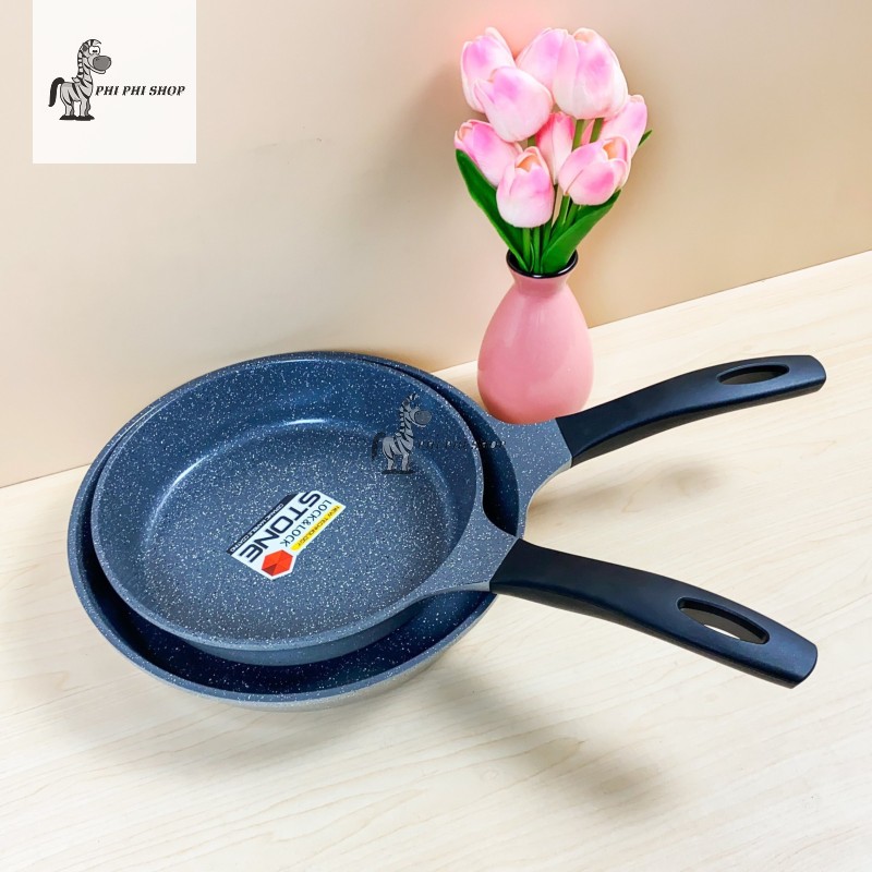 [HCM]Chảo chống dính Lock&Lock dòng Stone 7 lớp các size