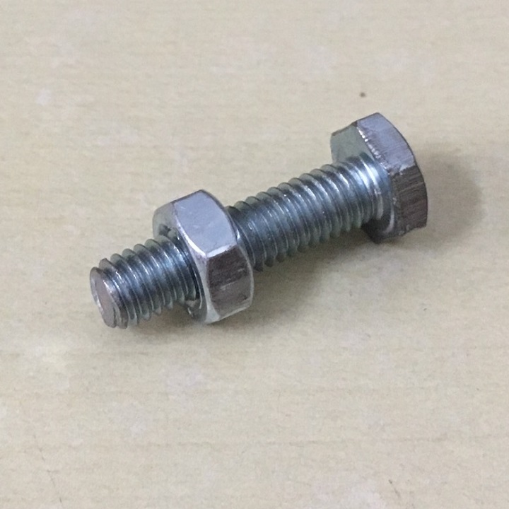 50 BỘ -  M6x25mm BULONG LỤC GIÁC - BULON 6LI