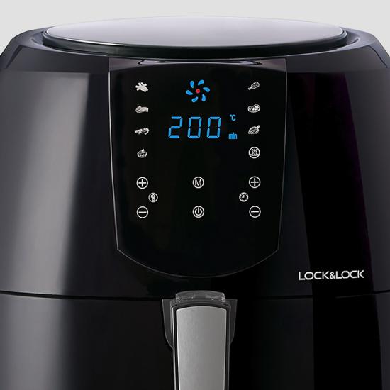 Nồi Chiên Không Dầu Điện Tử Lock&Lock EJF357BLK 5.2L