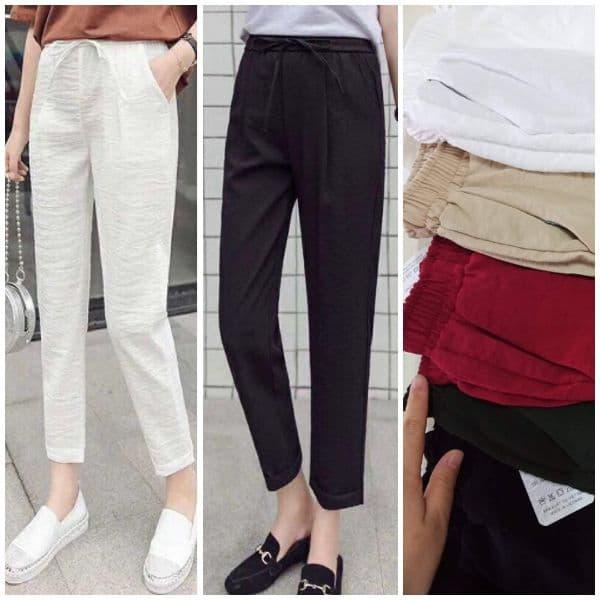 Quần Baggy Đũi Siêu Mát