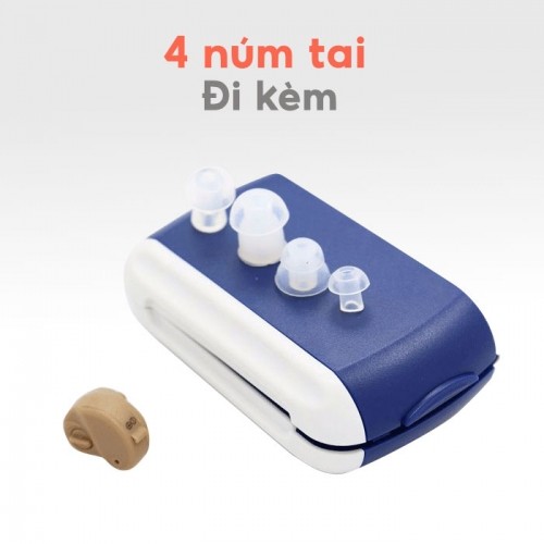Máy trợ thính siêu mini Axon K-80 - Sử dụng pin cúc áo