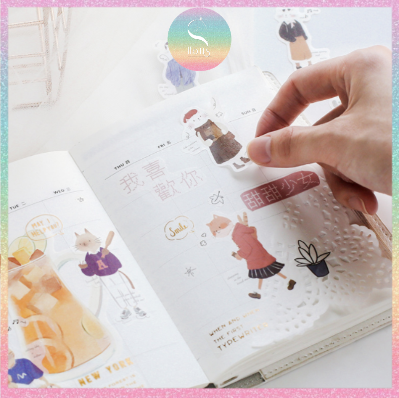 [HOTIS] Sticker hình người - 40 hình dán