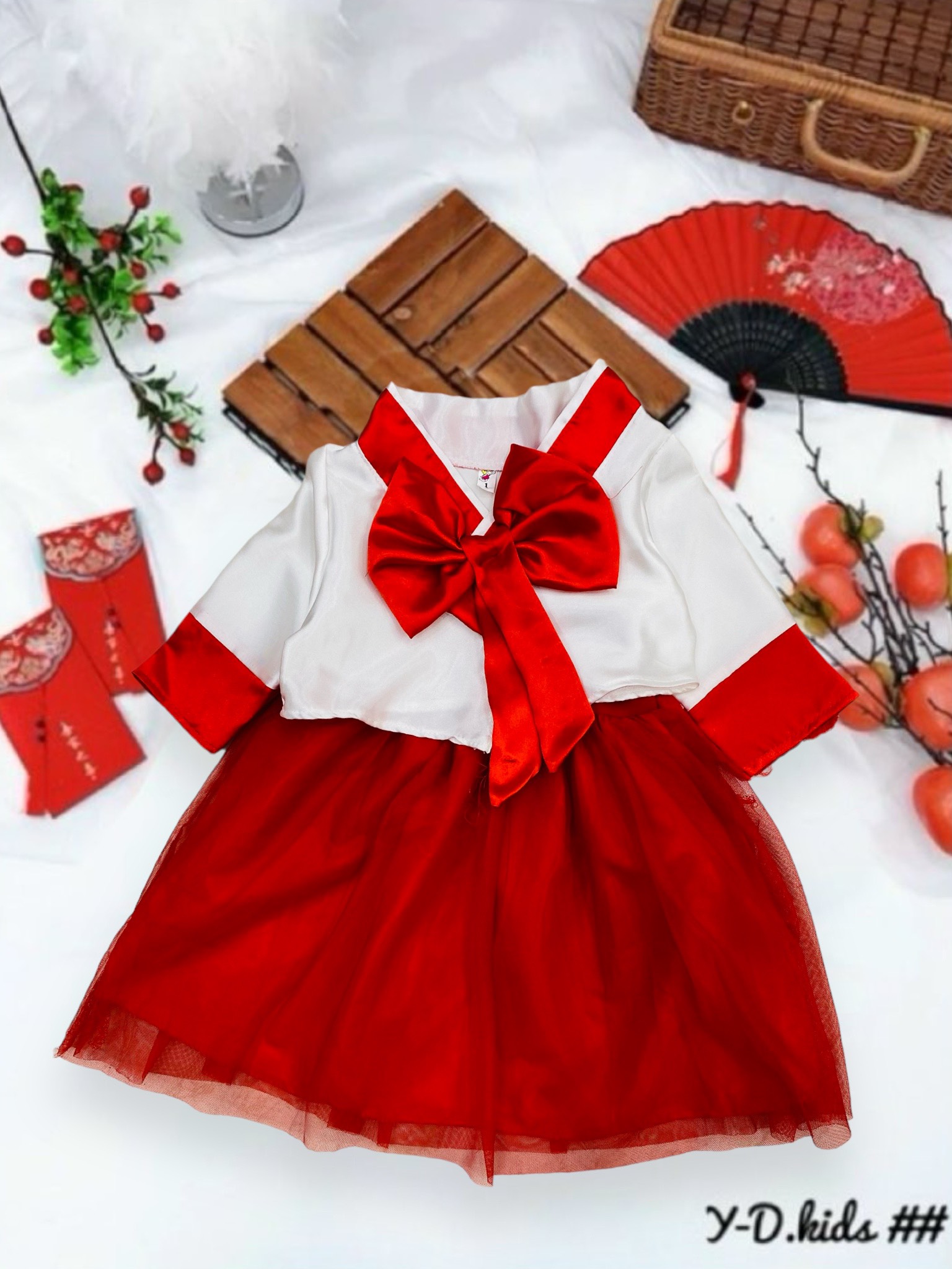 [8-22kg]  Đầm Hanbok  dành cho bé gái  (TT145)
