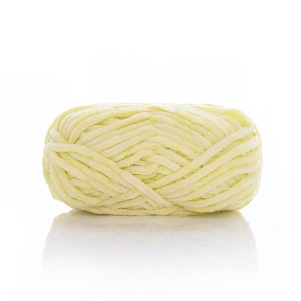 Olopyn đan tay 100g / cuộn sáng tạo dày polyester fiber chenille velvet diy đan chỉ crochet yarn áo len đan đồ may
