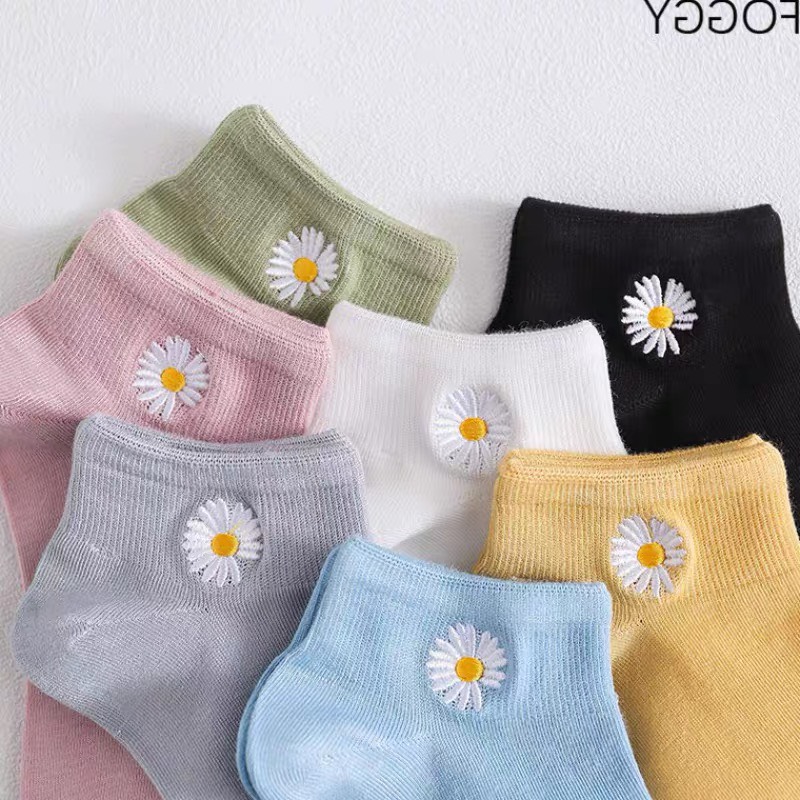 Combo 10 Đôi Tất/Vớ Hoa Cúc Hot Trend 2020