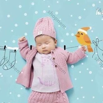 Mũ len Lullaby cao cấp bé trai bé gái (chọn mẫu)