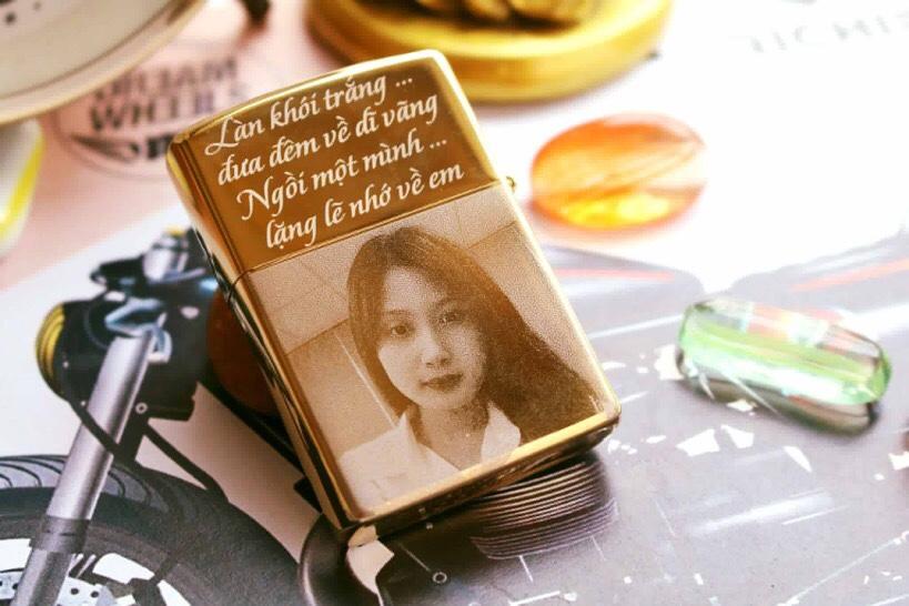[HCM]Bật Lửa Zippo Khắc Tên Hình Theo Yêu Cầu