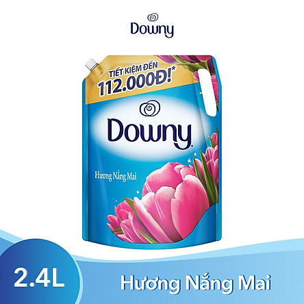 [HCM]Nước Xả Vải Downy Hương Nắng Mai (2.4L/Túi)