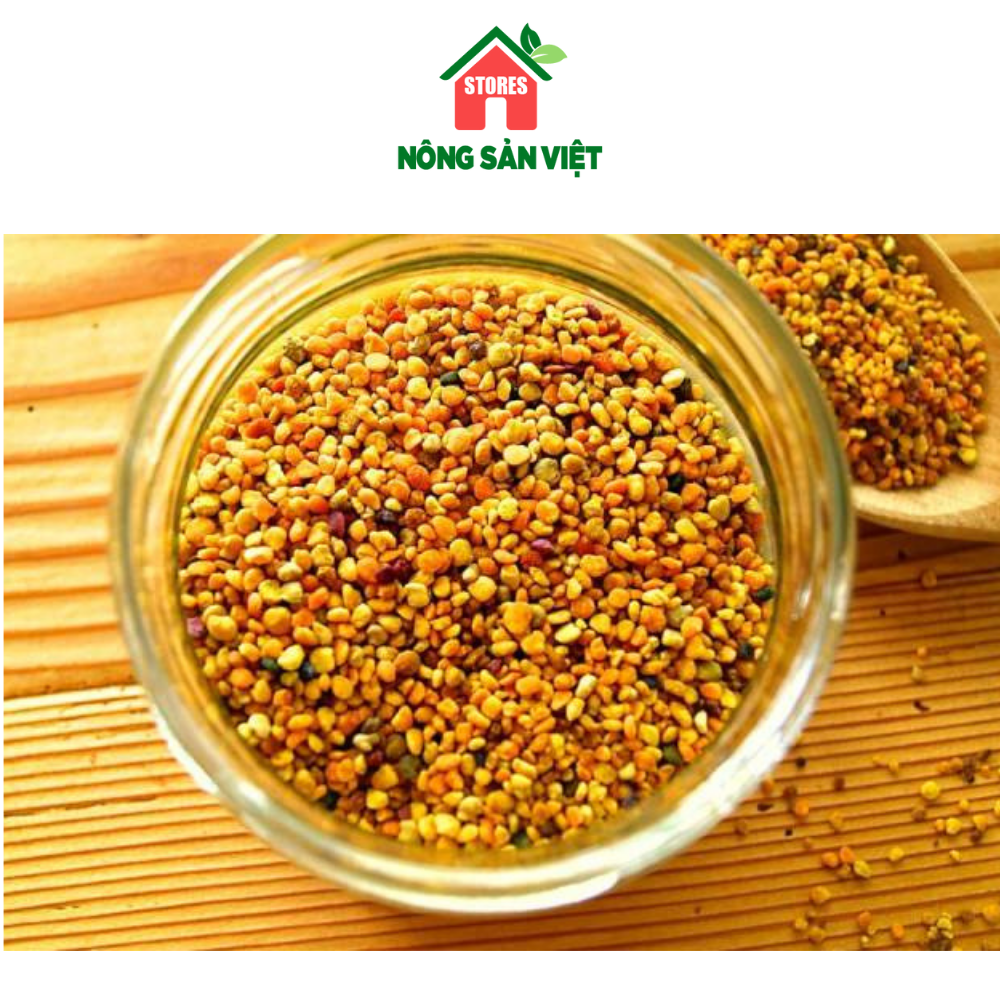 Phấn Hoa Mật Ong  Nguyên Chất (Hoa Cỏ Kim) Hộp 500gr