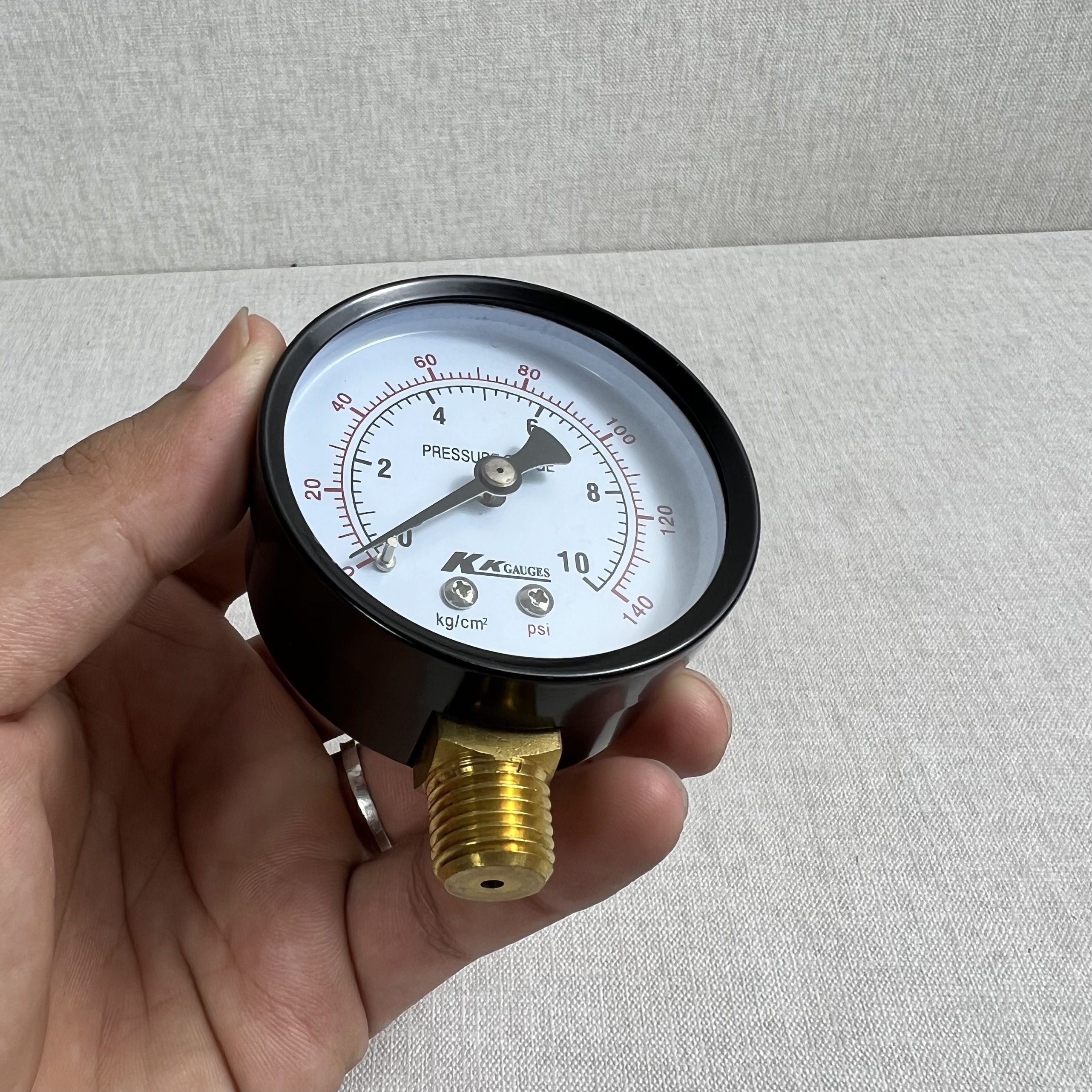 Đồng hồ đo áp hơi máy nén khí 10kg -shinstore