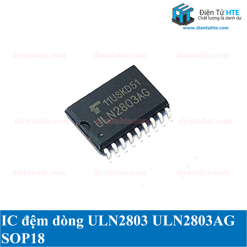 Bộ 5 IC đệm dòng ULN2803 ULN2803AG Chân dán SMD SOP18