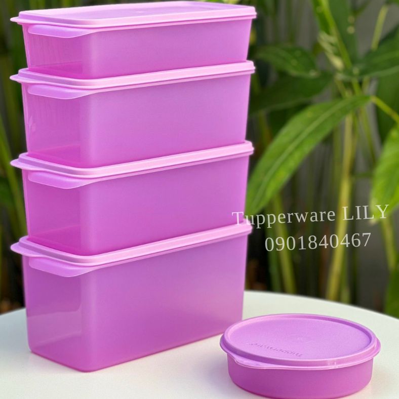 Bộ hộp trữ mát Freshia tím (5 hộp) Tupperware