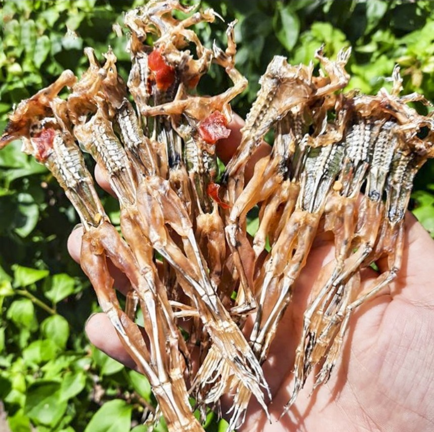 KHÔ NHÁI - khô nhái đồng- VŨ NỮ CHÂN DÀI- Vựa Khô Nam Thiên