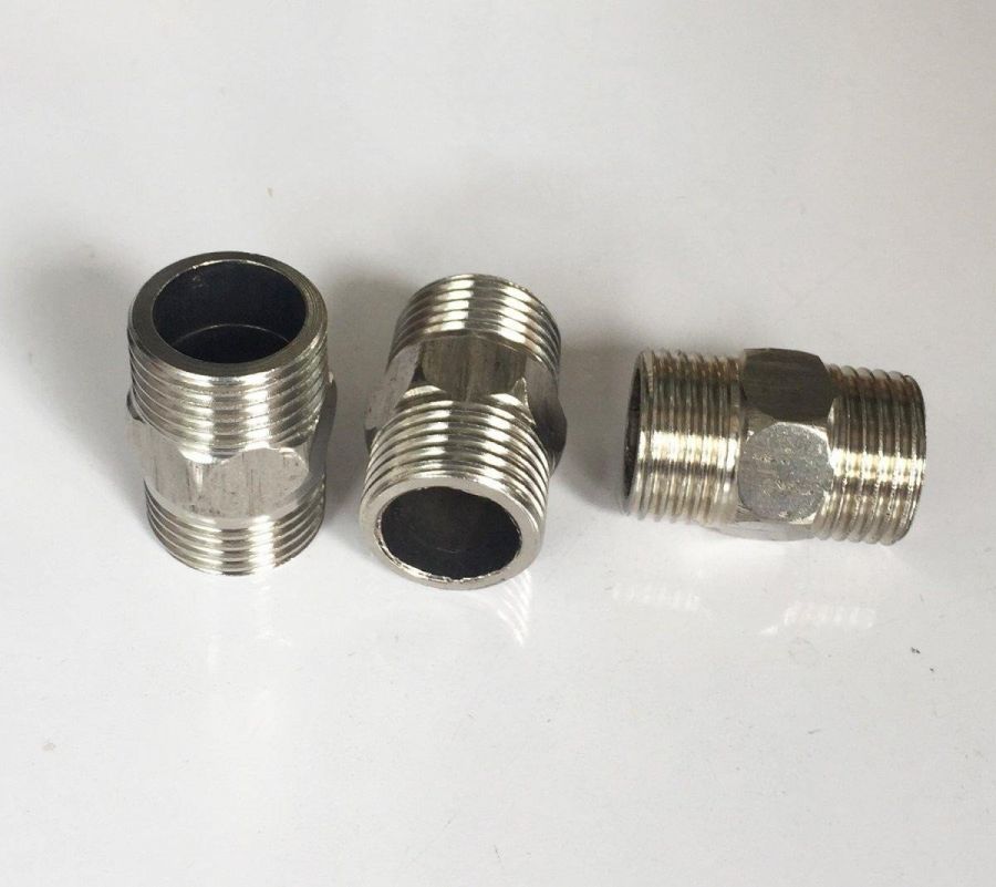 Combo 3 cái nối 2 đầu ren ngoài inox