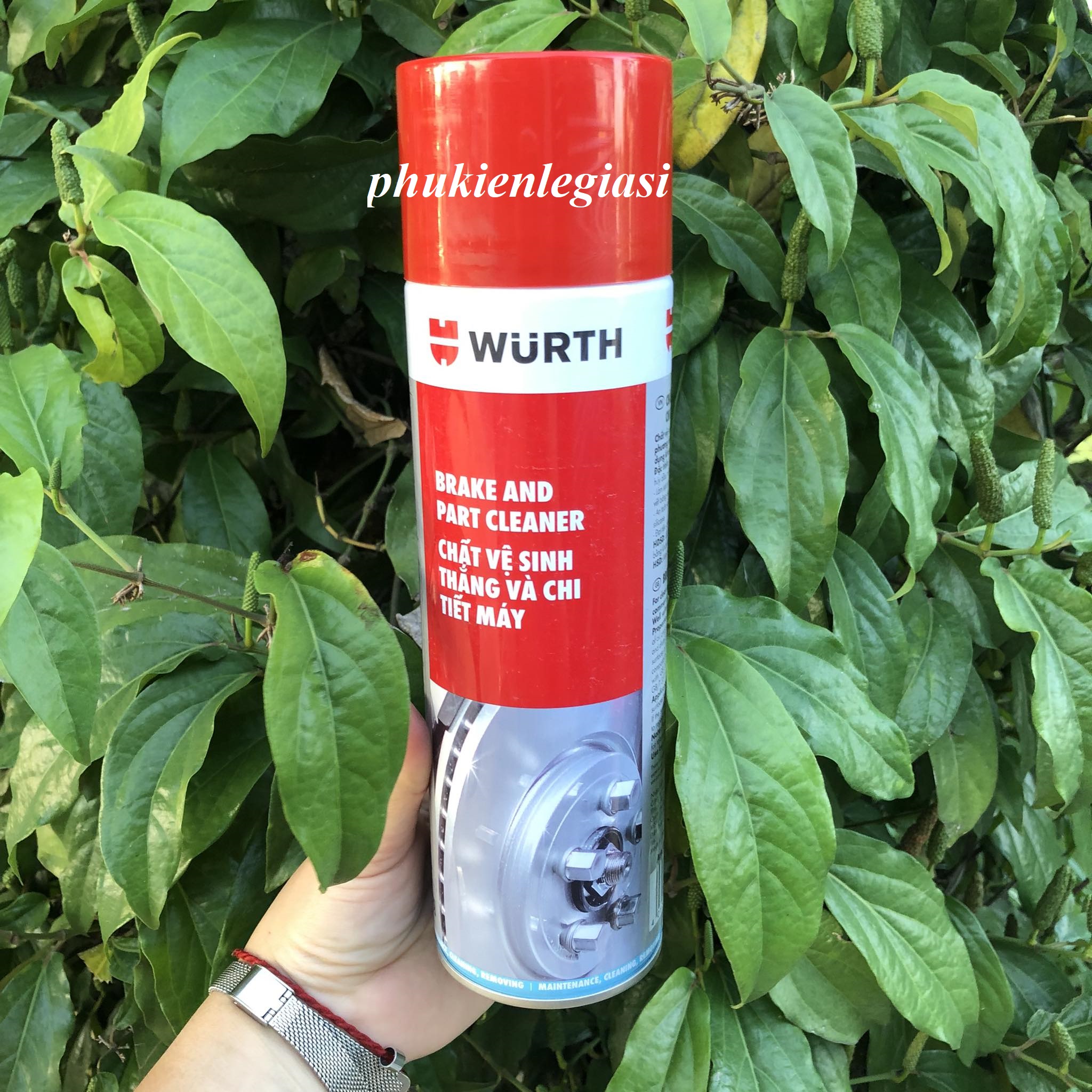 Chai xịt vệ sinh bố thắng WURTH 500ml xịt má phanh ĐỨC