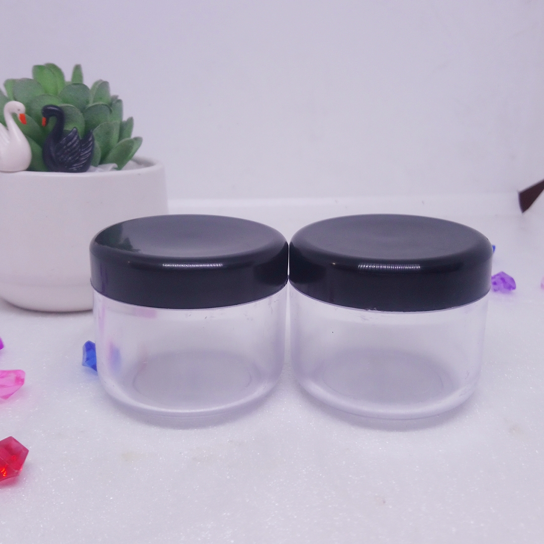 10 Hũ nhựa tròn đựng kem 100g nắp nhiều màu - Hủ chiết mỹ phẩm du lịch