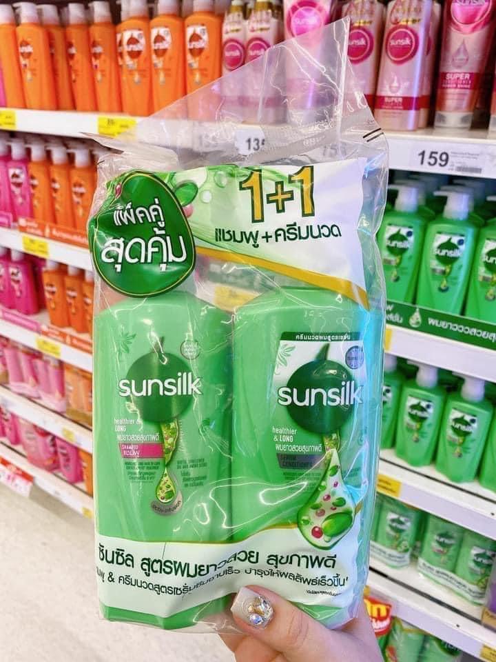 [HN] Combo cặp dầu gội sunsilk Thái Lan 350ml