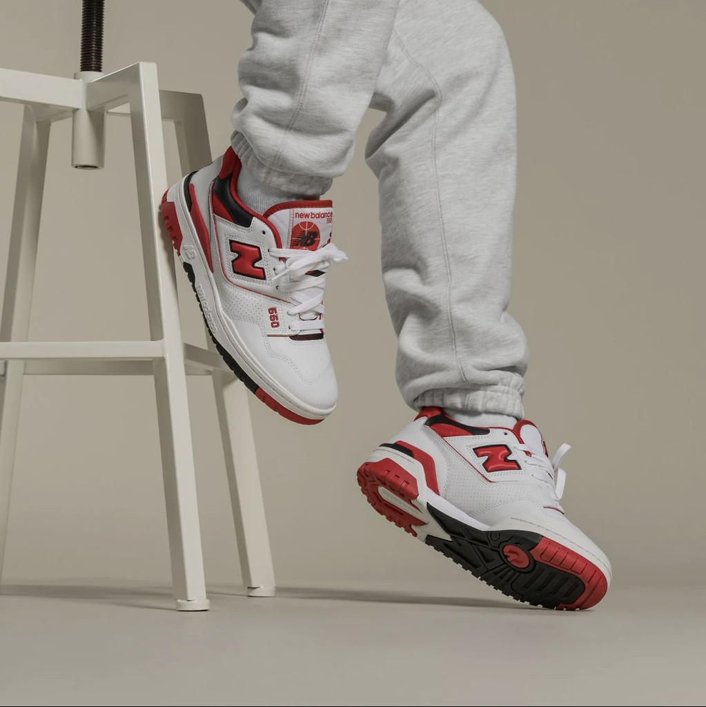 😘 [ HÀNG CHÍNH HÃNG CÓ SẴN ] Giày New Balance 550 WHITE BLACK RED ( BB550SE1 ) - AUTHENTIC 100%