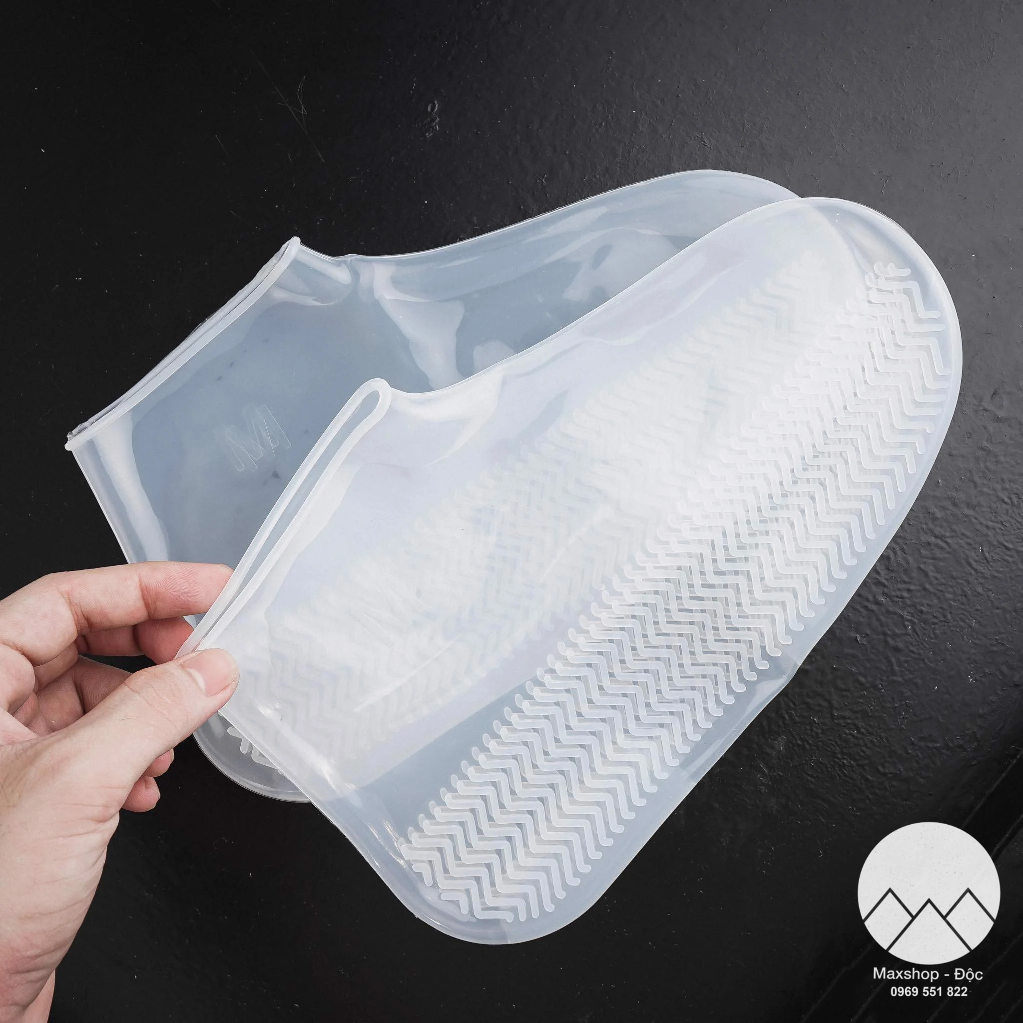 Bọc giày đi mưa silicon chống nước siêu bền