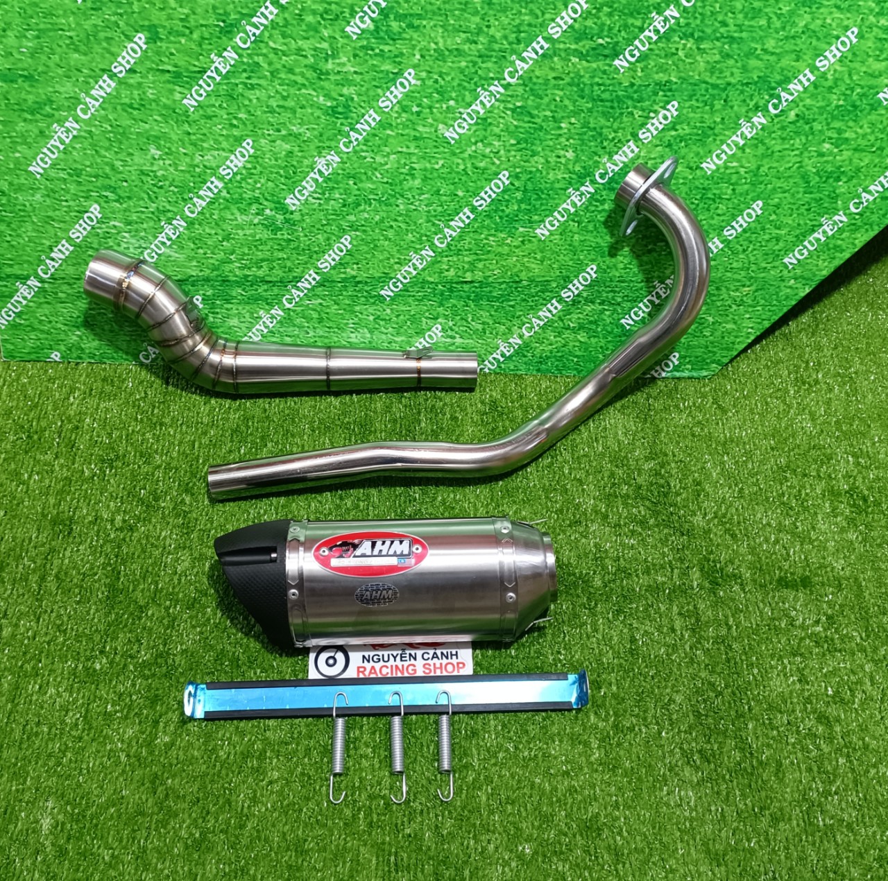 Pô AHM M3 gắn Exciter,Sirius,Winner,Wave,Raider Satria