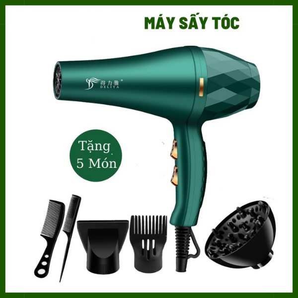 Máy sấy tóc công suất lớn, Máy sấy tóc mặt nhám kiểu dáng sang trọng - Sấy nhanh khô - An toàn mái tóc của bạn - Bảo hành toàn quốc 12 tháng