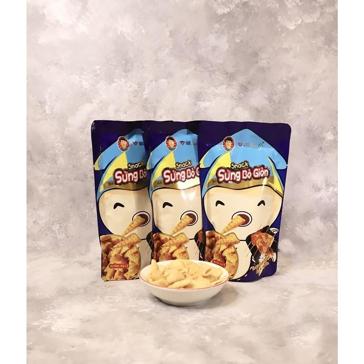 Bịch snack sừng bò giòn 30 gói