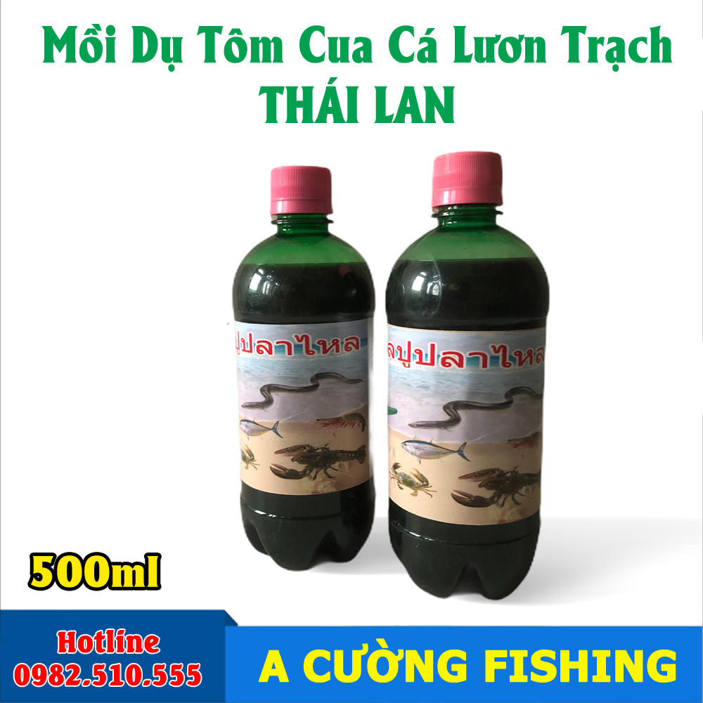 Mồi Bẫy LƯƠN, TÔM, CUA Thái Lan 500ml