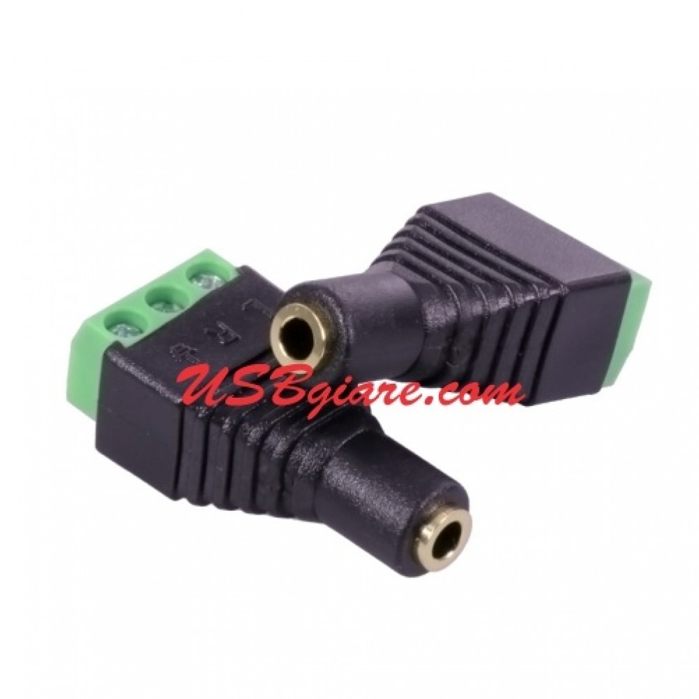 Balun 3.5mm audio cái 2 nấc