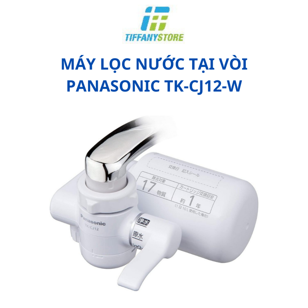 Máy lọc nước tại vòi panasonic tk-cj12-w - tk-cj22-s - made in japan - nội địa nhật