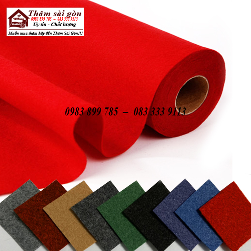 [2mx0.5m] [KHO THẢM NỈ] THẢM NỈ TRẢI SÀN ĐỎ TƯƠI